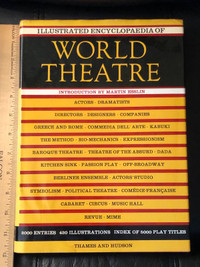  Illustrated encyclopedia of world theater large hardcover b