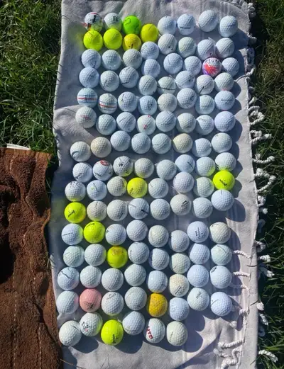 120 Mixed Golf Balls - $30 (Wooden Sticks Ammo), View more