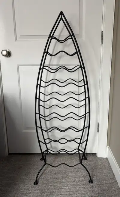 Sturdy Full Metal Wine Rack – Holds 24 Bottles, View more