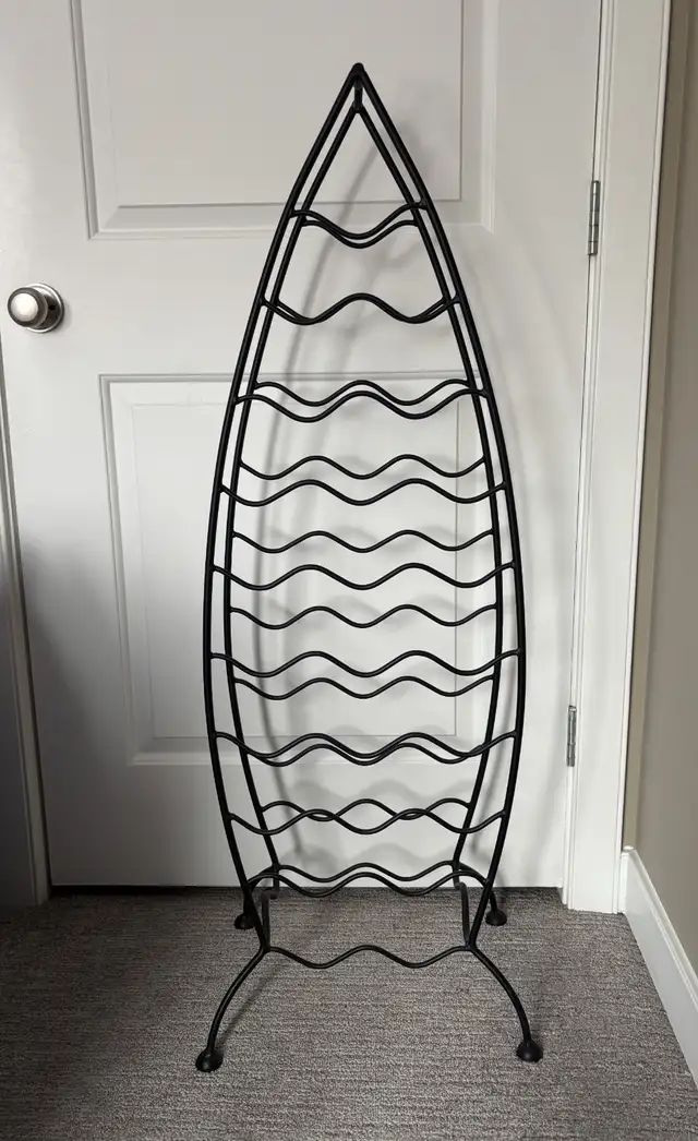 Sturdy Full Metal Wine Rack – Holds 24 Bottles in Home Décor & Accents in Saskatoon - Image 3