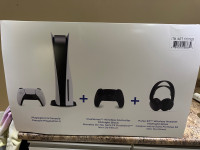 Playstation 5 Console + Dualsense Controller + 3d Wireless Heads
