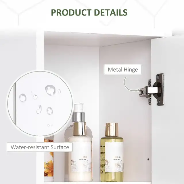 Narrow tall Bathroom Vanities,  Bathroom Cabinets with 2 Doors in Storage & Organization in Markham / York Region - Image 5