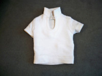 1962-64 Ken Doll White Polo Shirt, By: Mattel
