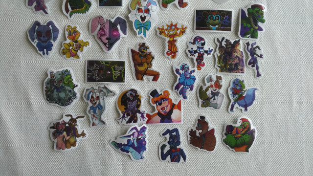 Five Nights at Freddy's  Security Breach Sticker Lot (New) in Hobbies & Crafts in Lethbridge - Image 4