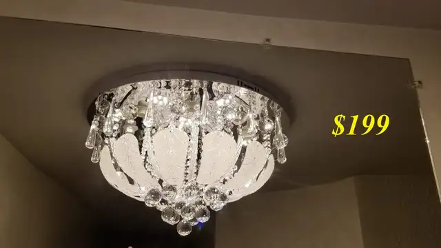 Real Crystal Chandeliers / Vanity Lights in Indoor Lighting & Fans in Oakville / Halton Region - Image 4