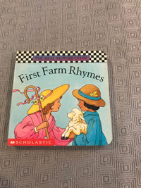Board page book - First Farm Rhymes - Livre 