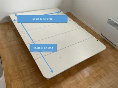 BASE DE LIT DOUBLE (54 po.), View more