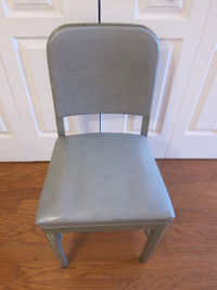Chaise métal industrielle; Industrial metal chair