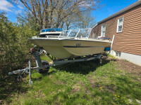 1971 15ft Tri-Hull Starcraft Bowrider with trailer