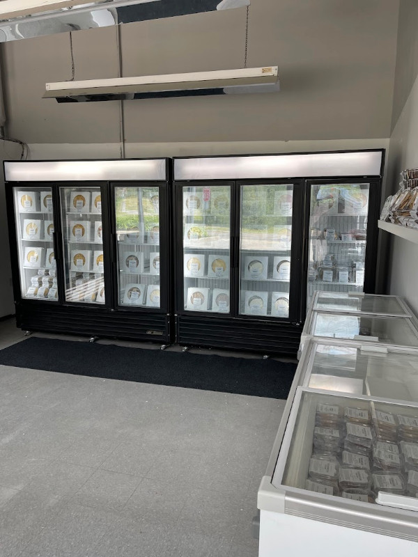 Used True 3 door glass freezer display in Industrial Kitchen Supplies in City of Toronto