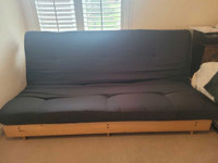 Wood framed futon $100 obo