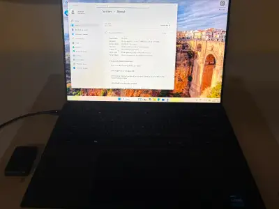 Excellent condition, battery reports as 97% capacity. Hooked to external monitor since I owned it so...