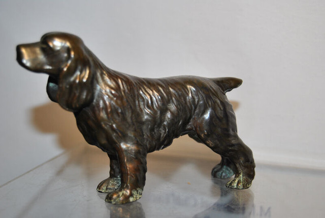 VINTAGE TROPHY CRAFT COPPER/BRONZE DOG FIGURINE in Arts & Collectibles in Vancouver - Image 2