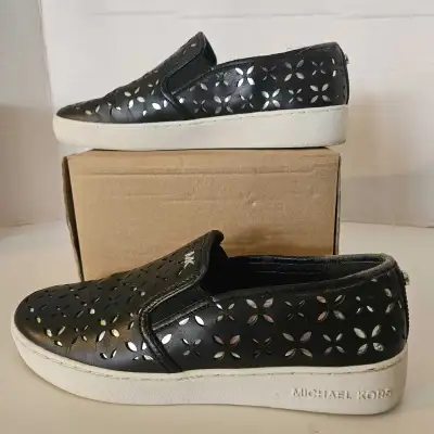 Michael Kors Keaton Slip On Sneaker, Sz 8M Lasered S, View more