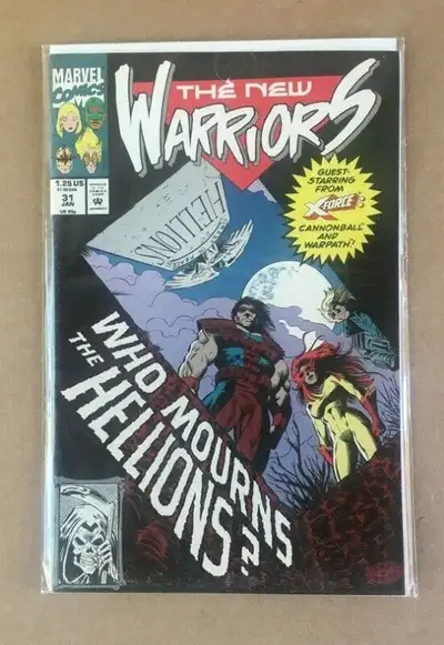 The New Warriors #31 Who Mourns the Hellions? Jan 1993 Marvel, View more