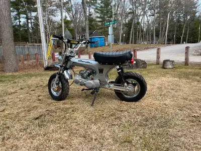 Fully build complete Honda CT70 RestoMod. Have street legal ownership for it in my name Frame powder...