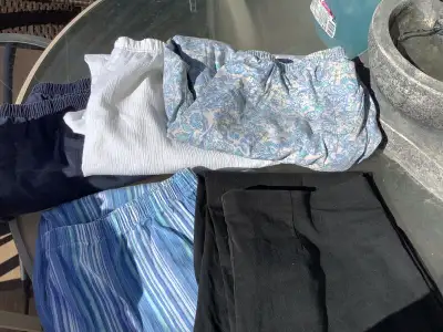 5 pairs of capris in very good condition. 3 pairs size 18 and 2 pairs size XL. $5./each or $20. for...