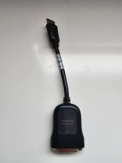 Genuine HP Foxconn Monitor Display Port to DVI-D Cable Adapter, View more