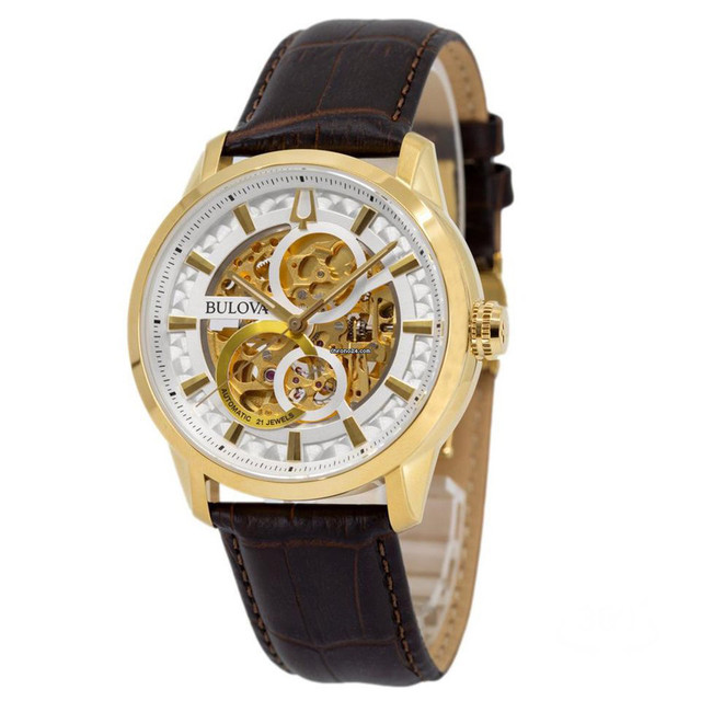 Bulova automatic gold watch in Jewellery & Watches in Hamilton