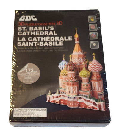 GDC 3D Puzzle St. Basil's Cathedral 173 Pieces XL, View more