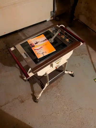 Almost brand new. Very well made. comes with owners manual. made from solid steel and tempered glass...