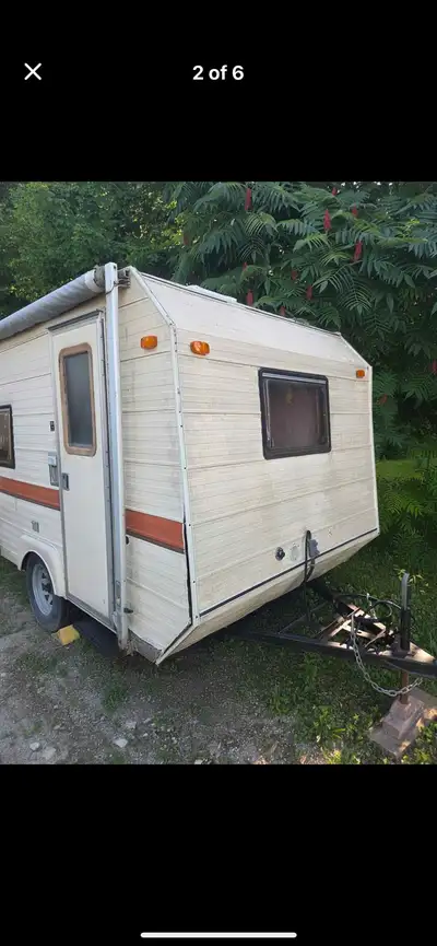 Hard to find model lightweight desirable size 12’. tows gd gd tires hitch frame propane electric bat...