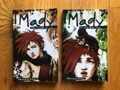 LIVRE ENFANT ADO JEUNESSE * MADY * 1 et 2 (7$ chaque/12$ le lot, View more