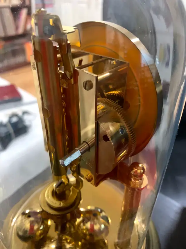 Vintage Anniversary Kein W. Germany bookshelf brass clock62863737667203121