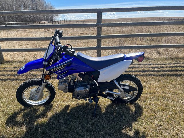 2020 TTR 50E with boots/helmet in Dirt Bikes & Motocross in Red Deer