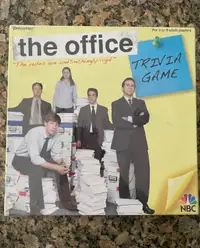 Brand new The Office trivia board game