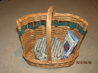 Wicker Garden tool Carrier (or use it to carry wine)