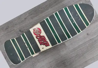 30th Anniversary reissue of the classic Santa Cruz poolboard Slasher deck. Complete. + Custom 2-tone...