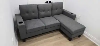 L-Shape 3 Seater Sectional Sofa