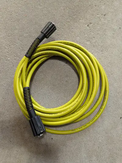 Preasure washer hose 25 feet Preasure hose for 3600 PSI M22-14 mm fitting Fits Ryobi preasure washer
