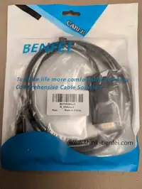 Brand New Sealed BNIB BENFEI USB C to VGA 6 Feet Cable