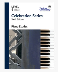 NEW RCM Piano Etudes Level 6 book