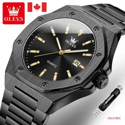 OLEVS Quartz Men's Watch, Waterproof, Luminous, Stainless steel, View more