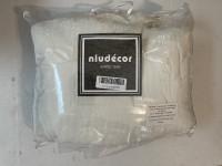 niudecor quilt 68x86 twin 1, 1 pillow sham 20x26 inch