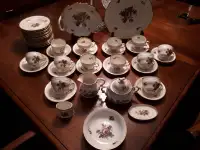 Antique Porcelain dessert set.