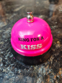 ** RING FOR A KISS bell ** - reduced