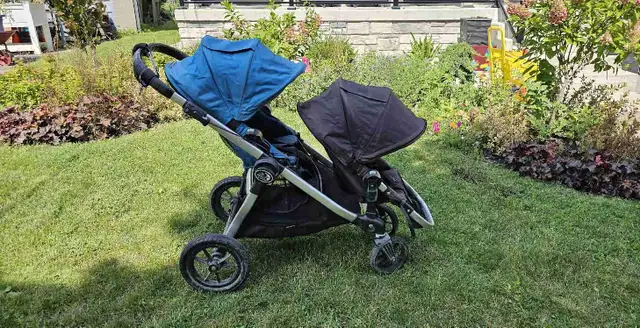 Baby Jogger City Select - double stroller with bassinet (used) in Strollers, Carriers & Car Seats in Mississauga / Peel Region - Image 2