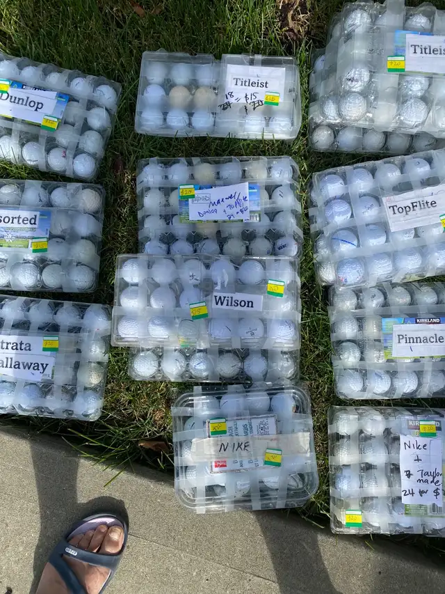 Assorted Golf balls -  Topflite, Pinnacle, Titleist, Nike,541618094138337284