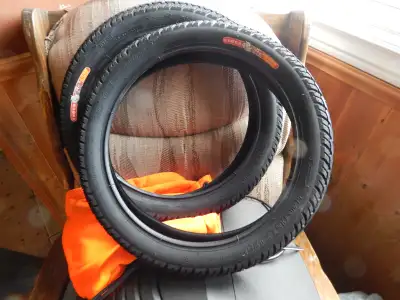 Tires are New from China,used on many recreational/ mobility , trikes/scooters/bikes Very Heavy Duty...
