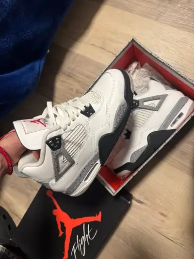 Jordan 4 White cement , View more