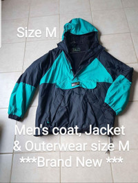 Men's Coat & Jacket,& Outerwear size (M) ***Brand New***