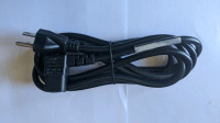 90 Degree Right Angle AC Power Cord Cable with 3-Conductor PC Po