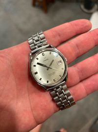 Vintage Enicar Swiss watch on original bracelet