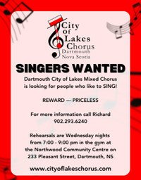 WANTED SINGERS