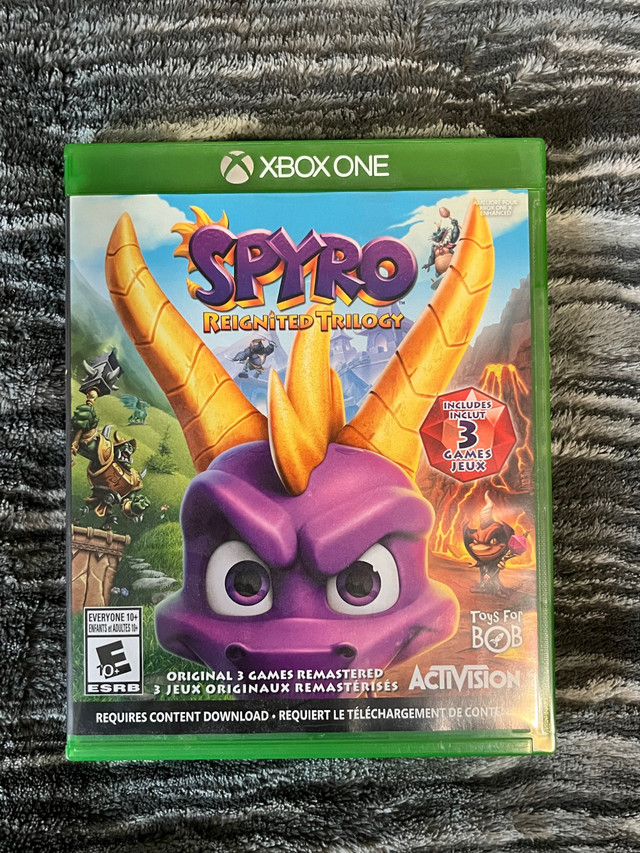 Spyro The Reignited Trilogy (3 Games in 1) - Xbox One - Like new in XBOX One in City of Toronto