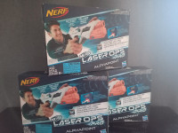 Laser  Ops Pro AlphaPoint Tag by Nerf set of three new in box